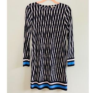 Michael Kors Black White Blue Dress